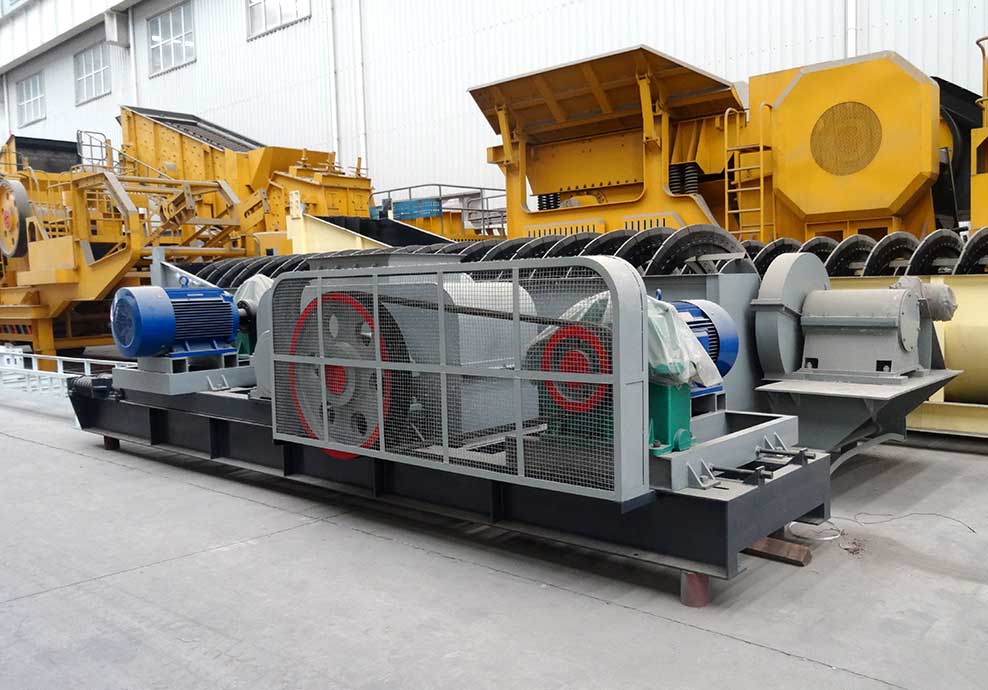 河卵石對(duì)輥式破碎機(jī)