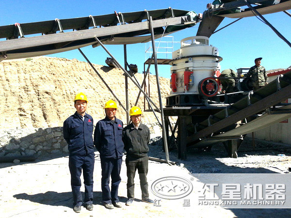 砂石骨料生產(chǎn)現(xiàn)場圖 砂石骨料生產(chǎn)現(xiàn)場圖