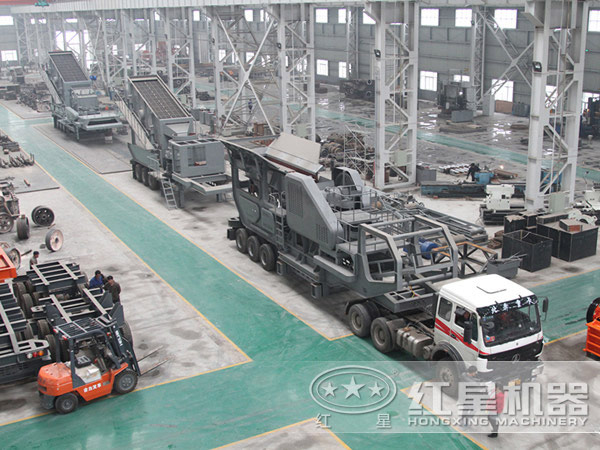 建筑垃圾破碎站車(chē)間圖片