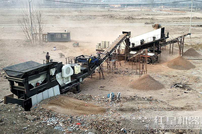 河北保定客戶建筑垃圾處理現(xiàn)場