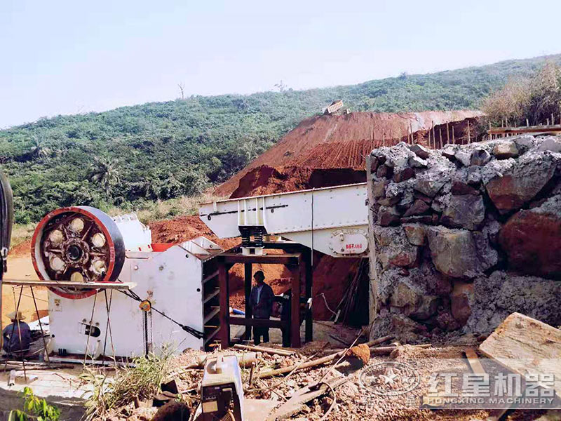 固定式生產(chǎn)線開采現(xiàn)場 固定式生產(chǎn)線開采現(xiàn)場