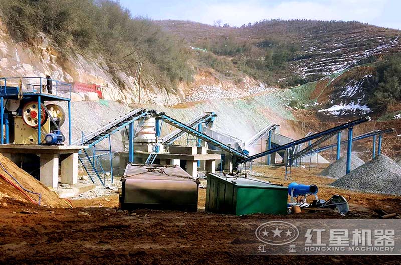 簡約經(jīng)濟(jì)型912機(jī)砂石料生產(chǎn)線現(xiàn)場 簡約經(jīng)濟(jì)型912機(jī)砂石料生產(chǎn)線現(xiàn)場