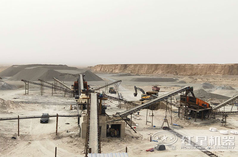 碎石加工生產(chǎn)線客戶現(xiàn)場(chǎng)