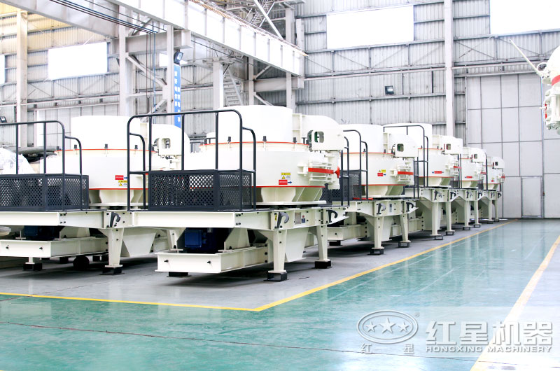 VSI打沙機車間實拍圖