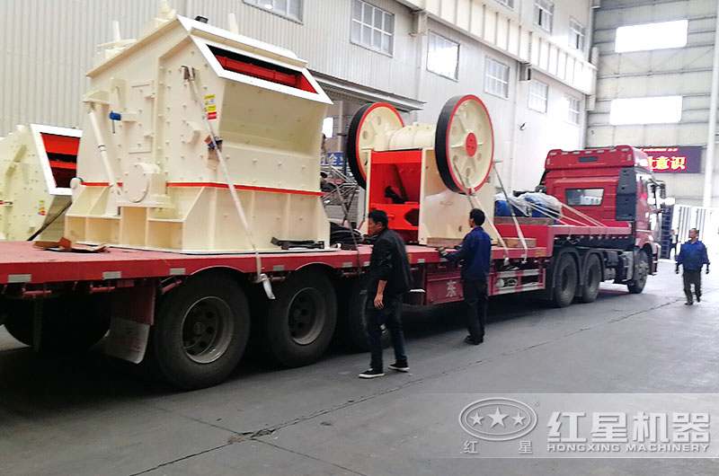 又一套石灰石破碎生產線設備發(fā)貨