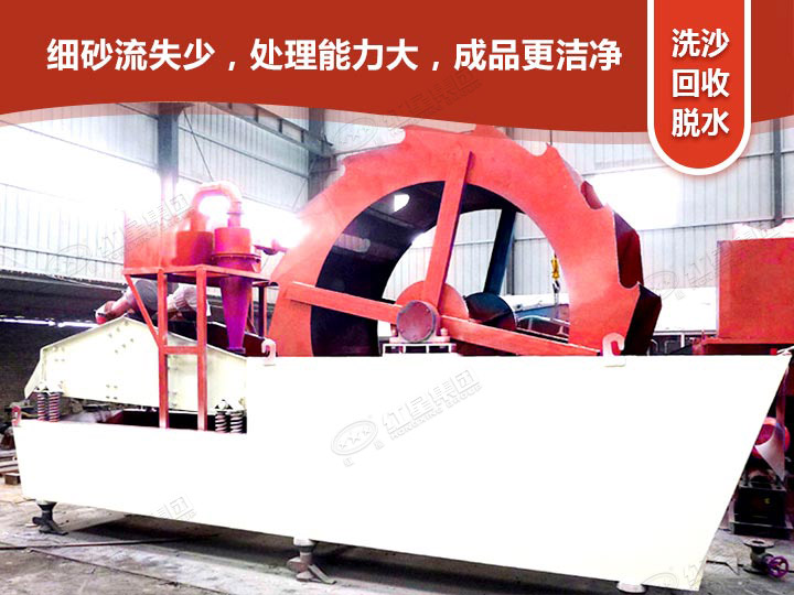 新型洗沙機洗凈度高，效益好