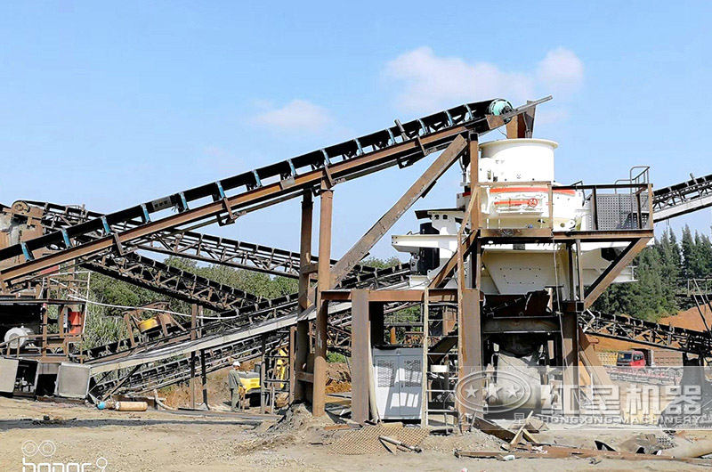 湖北漳州制砂生產(chǎn)線現(xiàn)場