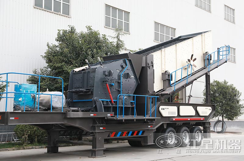 流動式砂石粉碎機圖片、反擊破