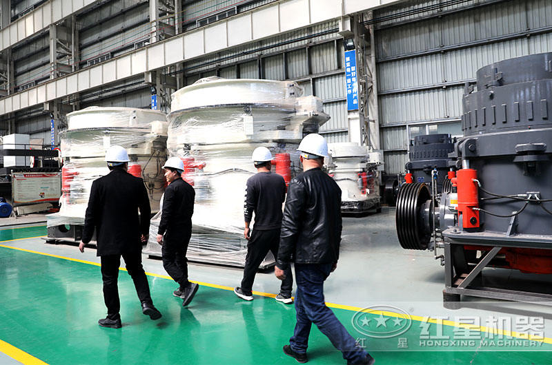 客戶到紅星設(shè)備生產(chǎn)車間參觀