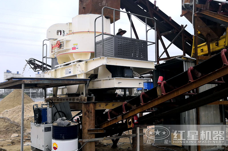 制砂設備生產(chǎn)現(xiàn)場