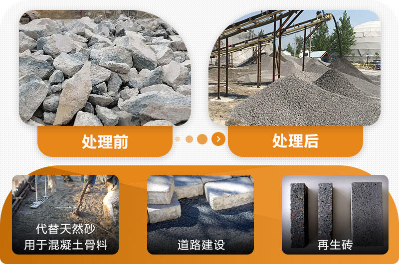 拆除后水泥路面廢料再利用，應(yīng)用范圍廣