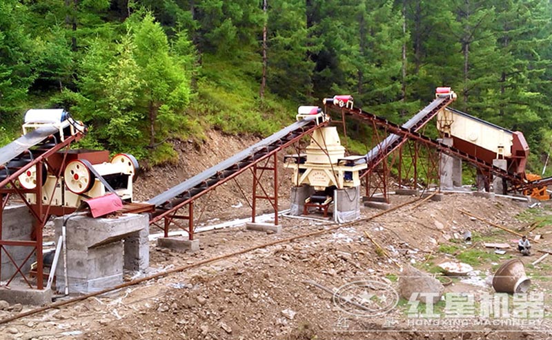 小型砂石廠順利運(yùn)行