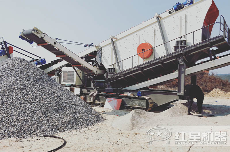 移動式制砂作業(yè)現(xiàn)場 移動式制砂作業(yè)現(xiàn)場